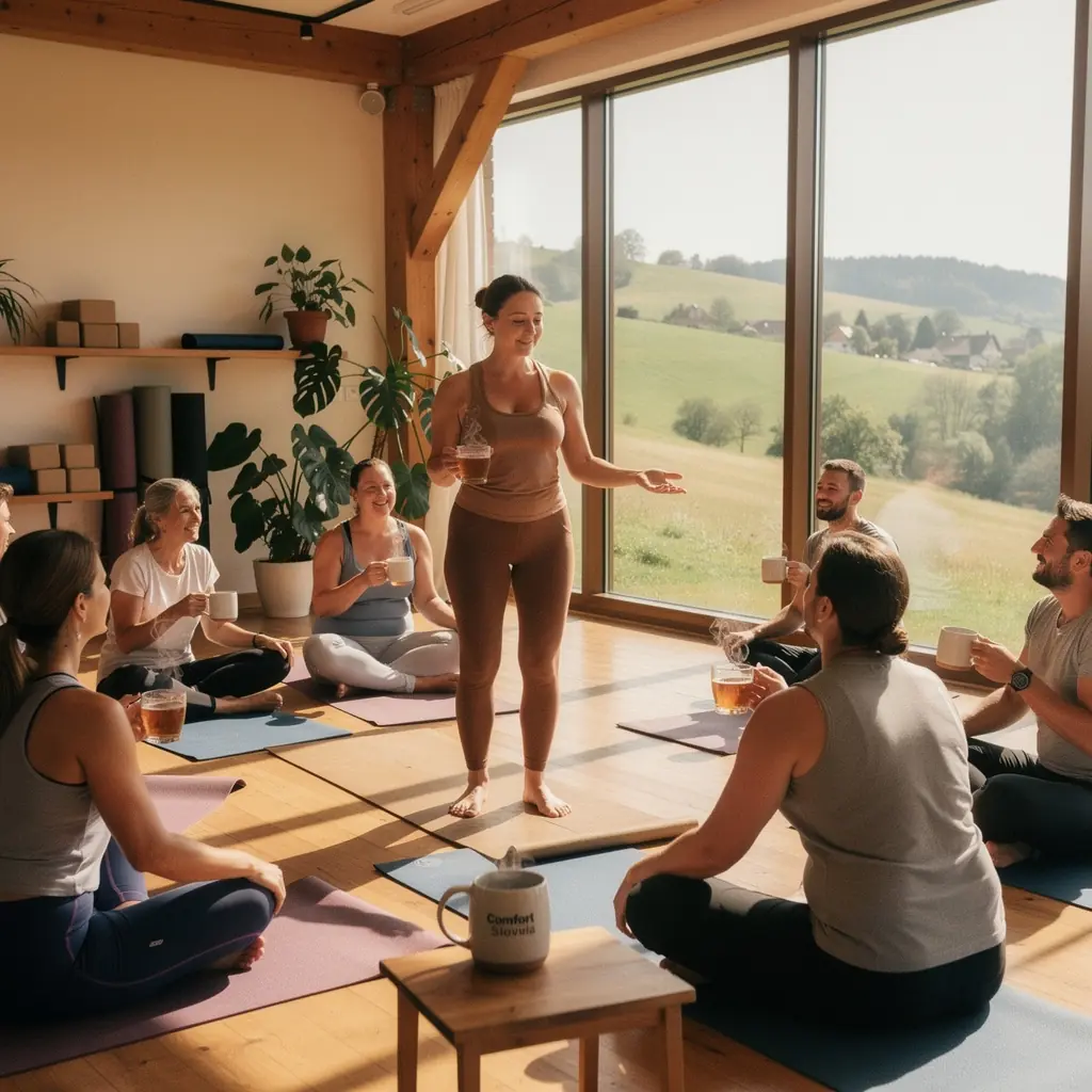Ručne zbierané bylinky rozložené na bielej plachte s jemným svetlom na pozadí
