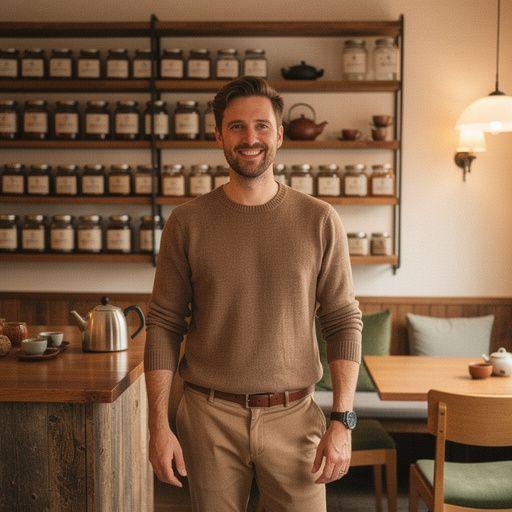 Relaxujúca scenéria s čajovým obrúskom a sviečkami na stole